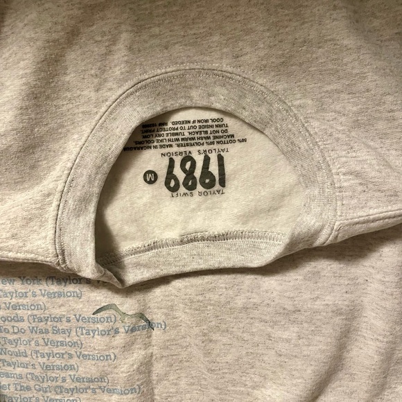 Spotify Fans First Gray '1989 (Taylor's Version)' Crewneck, Heather gray - Picture 4 of 8